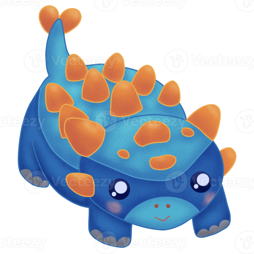 Cute Ankylosaurus Dinosaur png