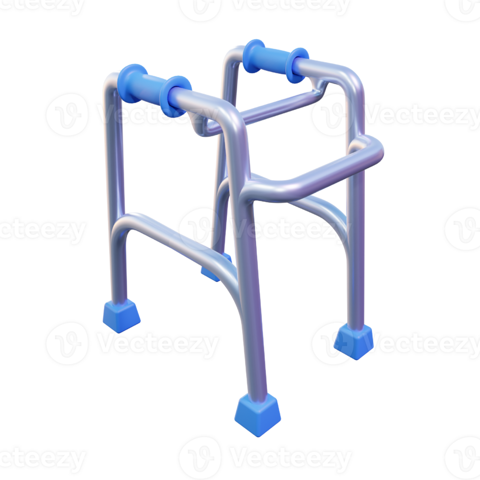 3d rendre marcheur icône illustration png