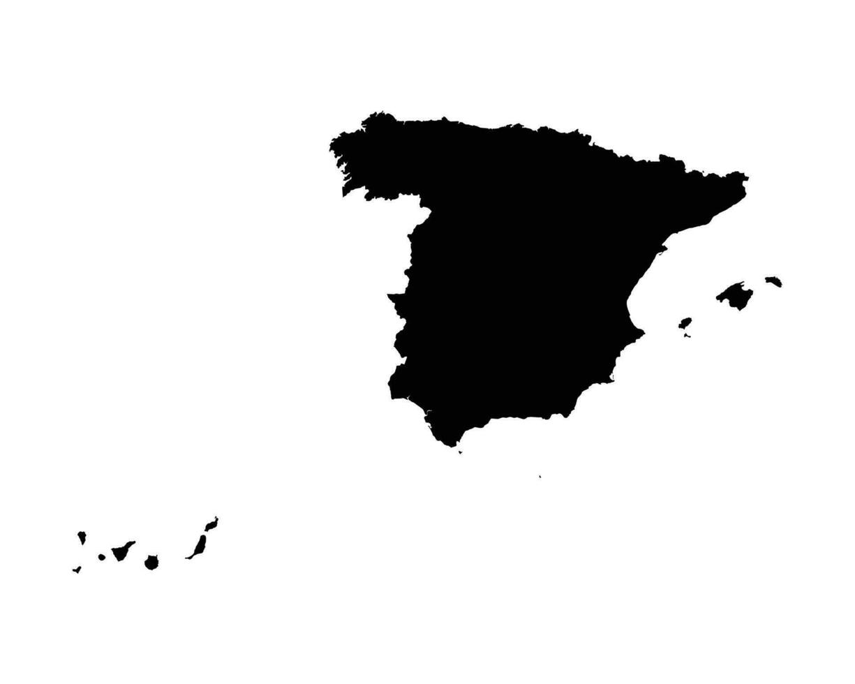 España país mapa vector