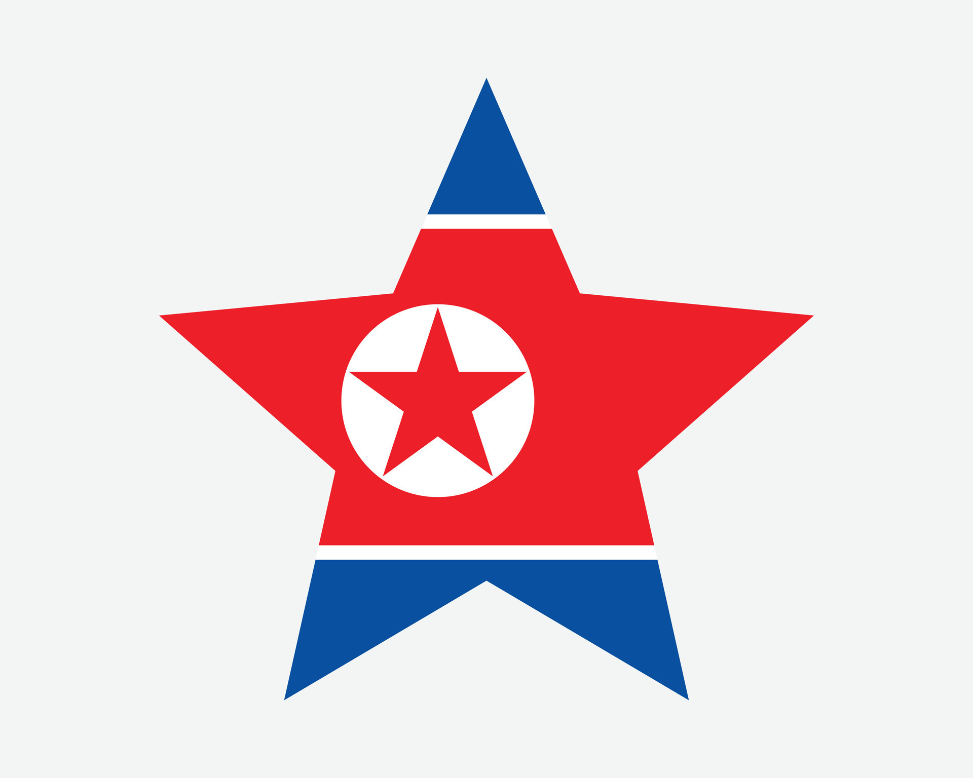 north-korea-star-flag-26422096-vector-art-at-vecteezy