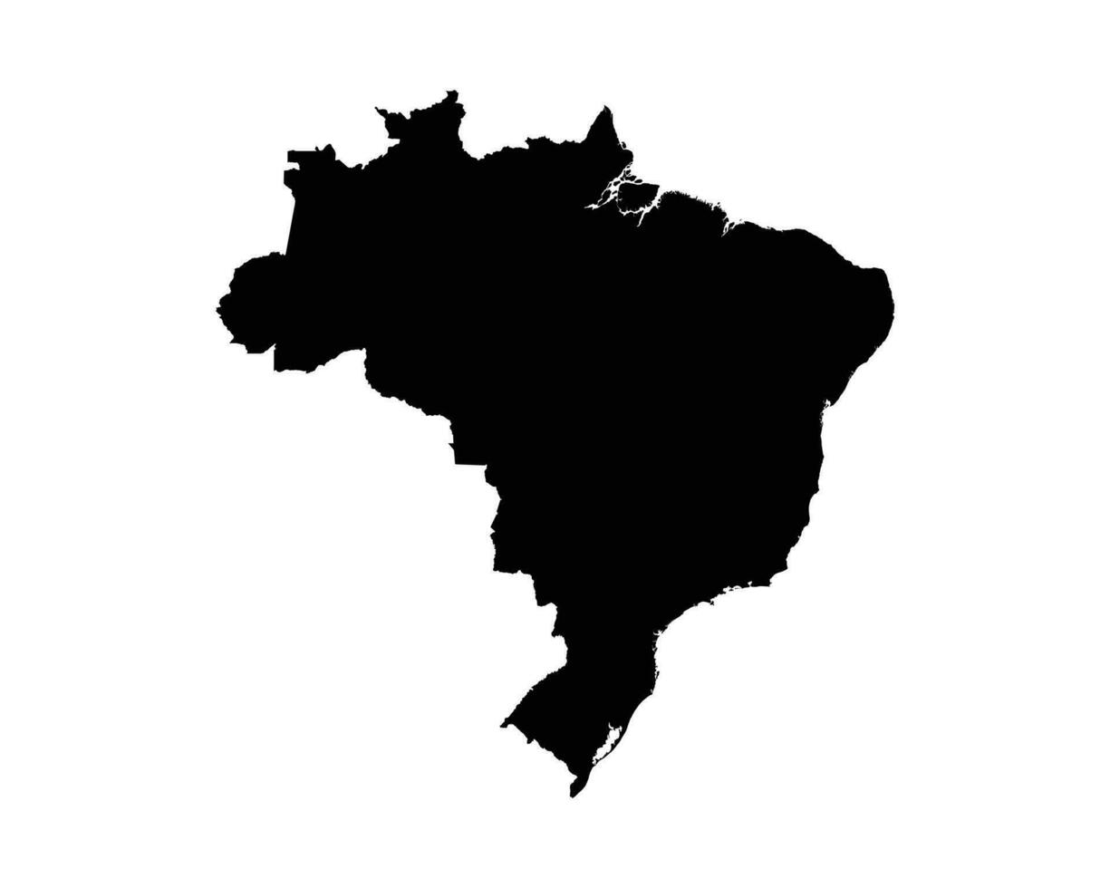 Brazil Country Map vector