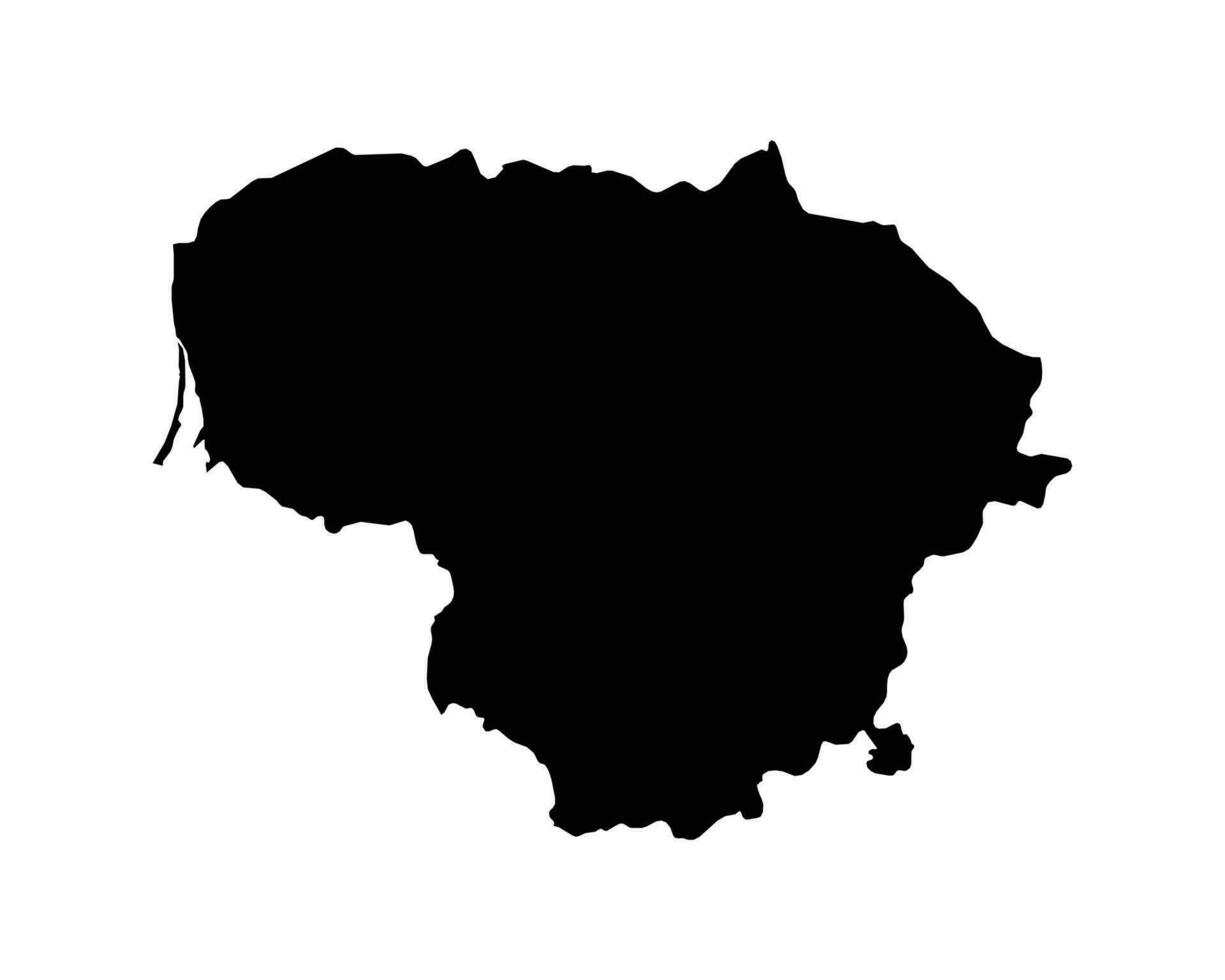 Lithuania Country Map vector