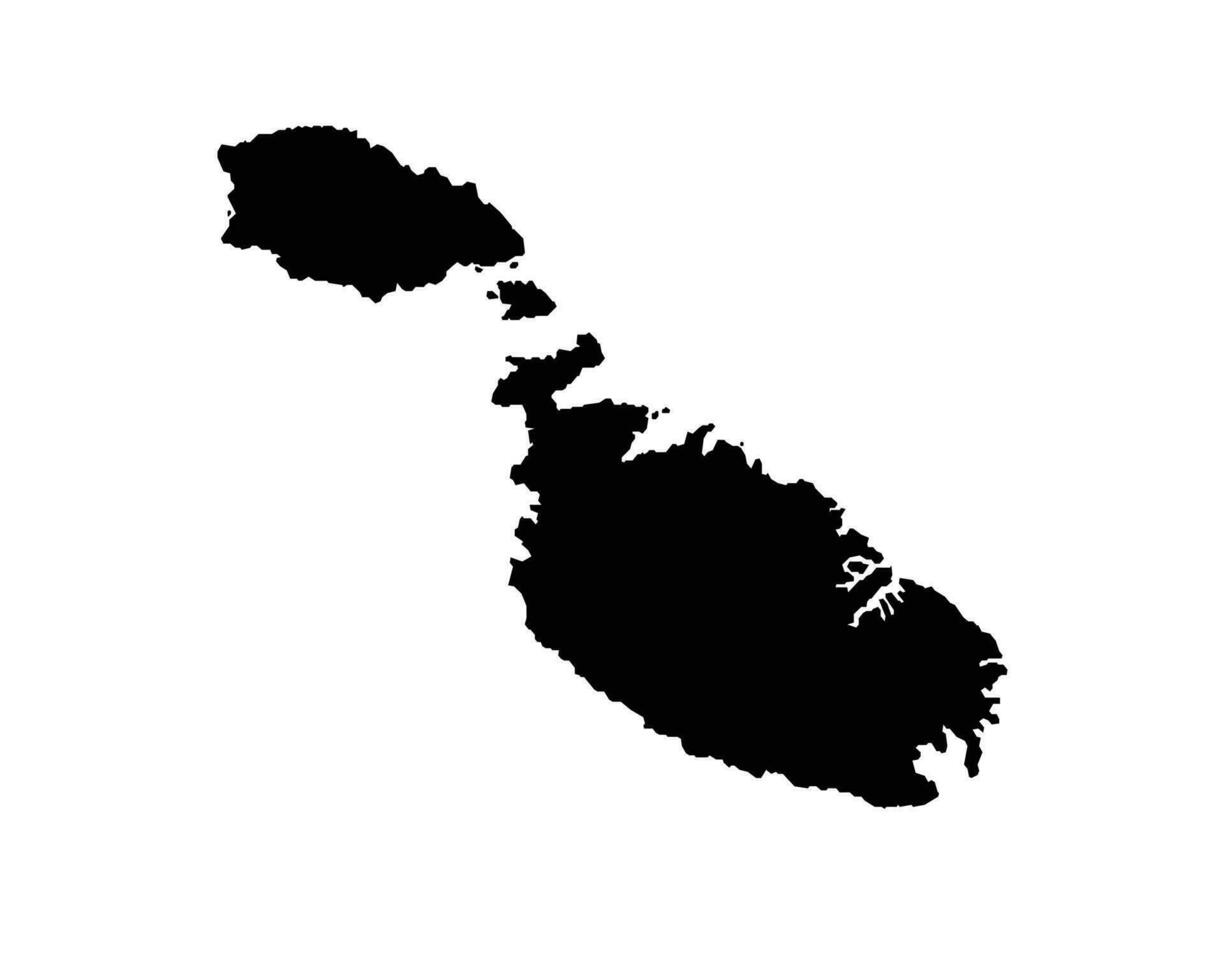 Malta Country Map vector