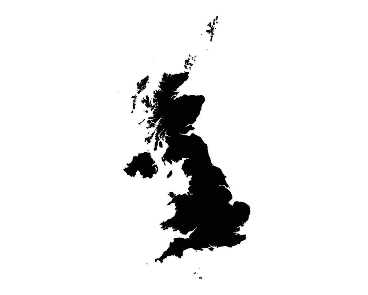 United Kingdom Map vector