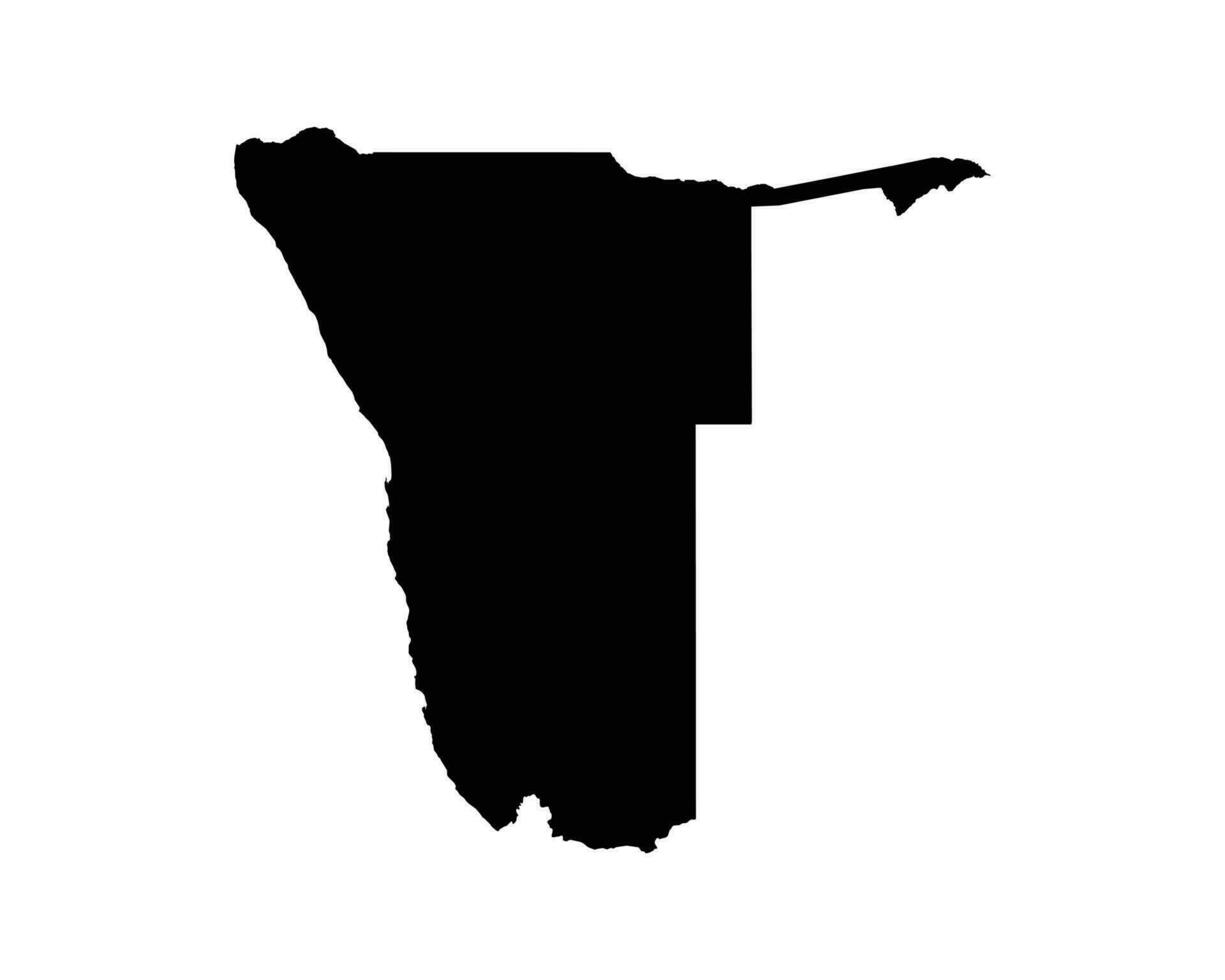 Namibia Country Map vector