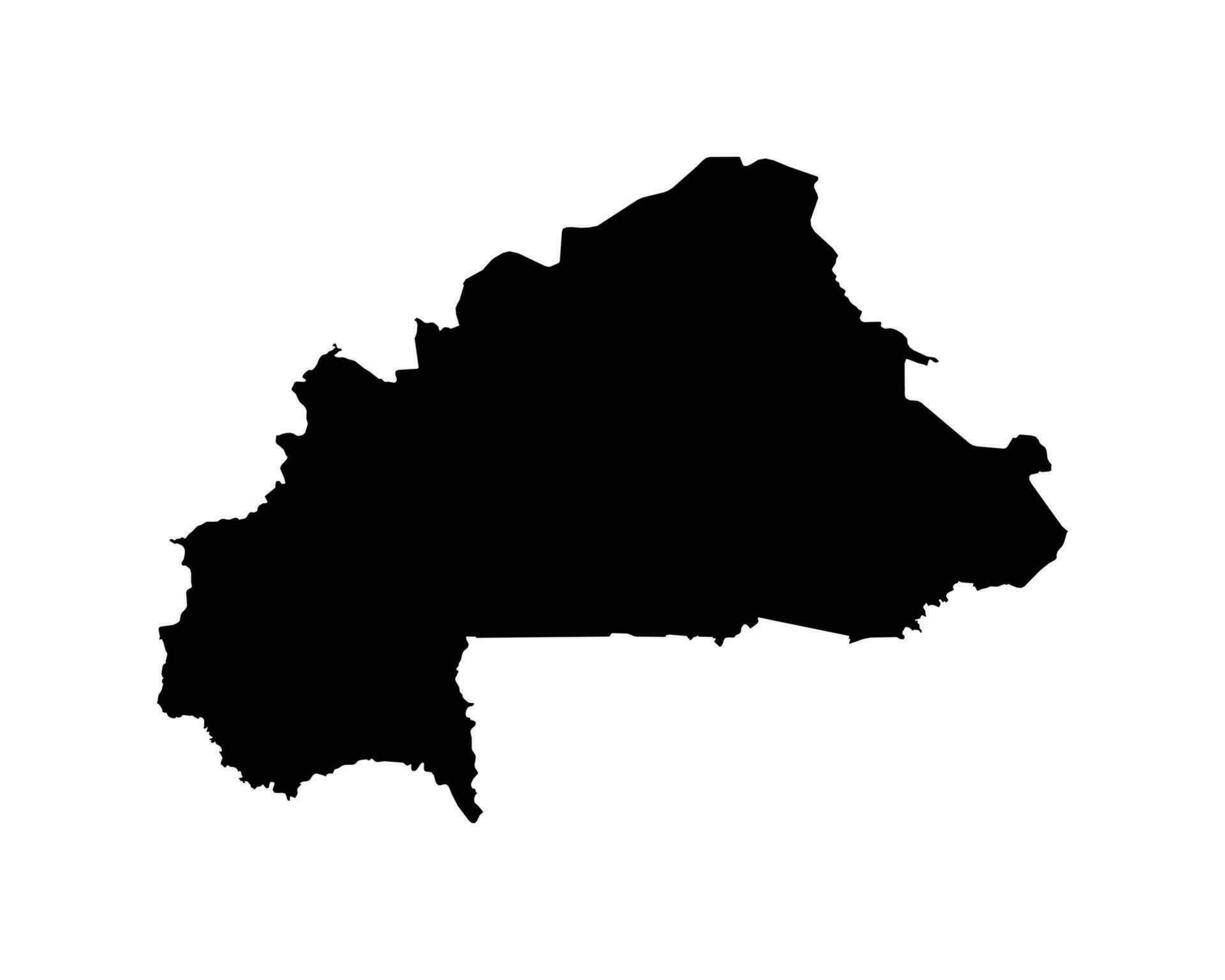 Burkina Faso Country Map vector