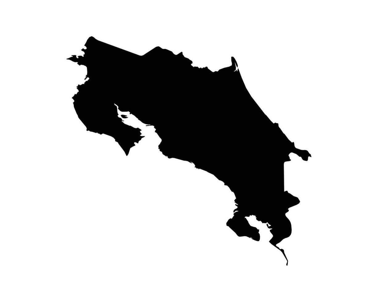 Costa Rica Map vector
