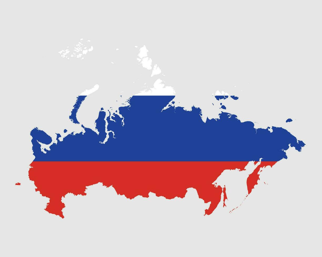 Vector Map Of Russian Federation. Russia Flag Royalty Free SVG, Cliparts,  Vectors, and Stock Illustration. Image 84131774.