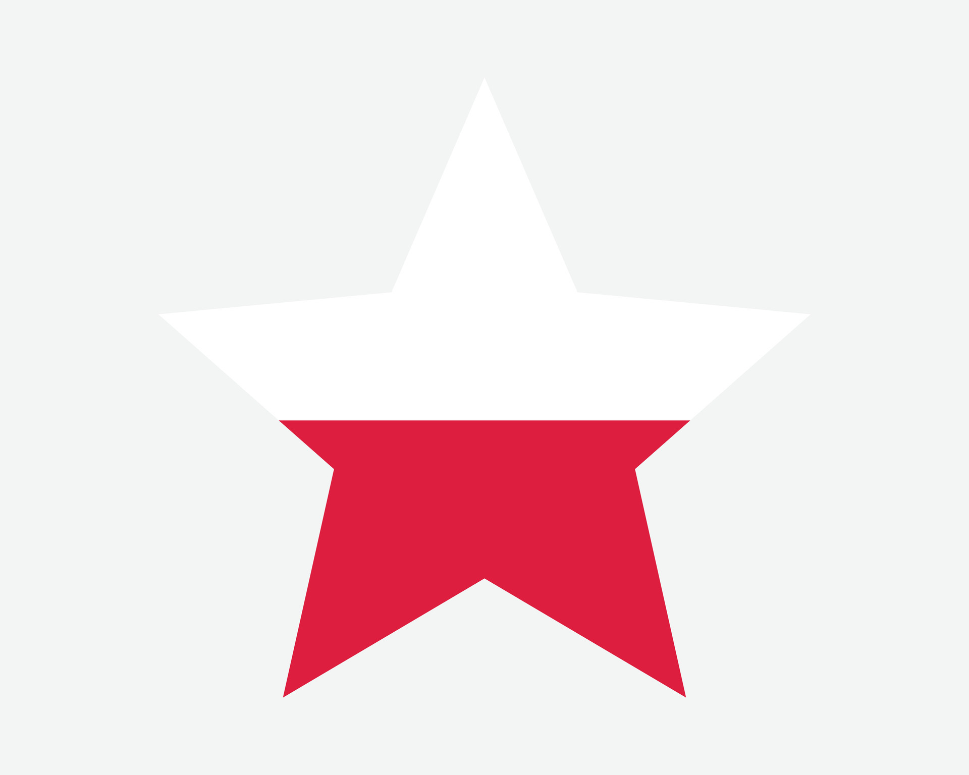 Poland Star Flag 26423229 Vector Art at Vecteezy
