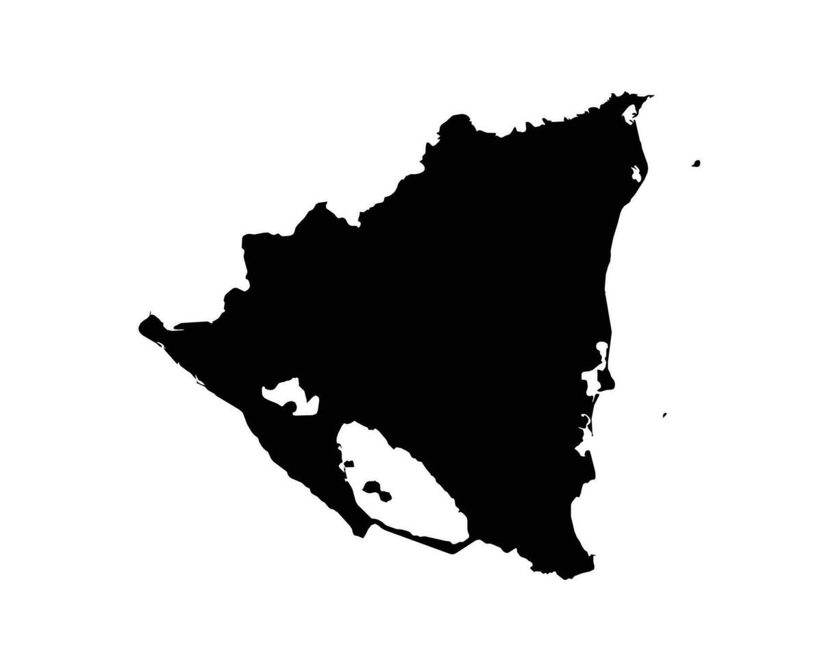 Nicaragua país mapa vector