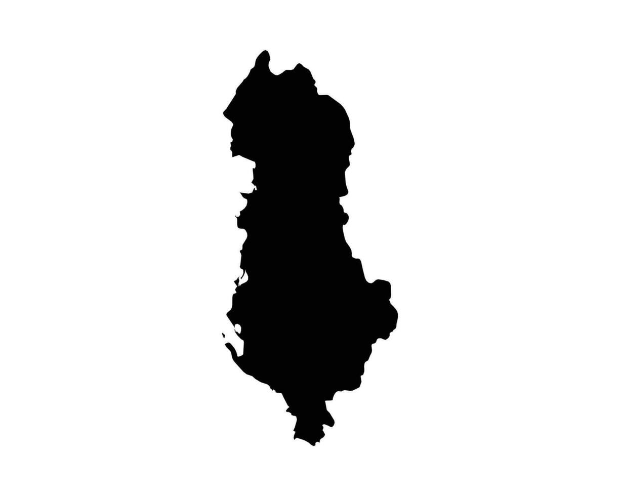 Albania Country Map vector