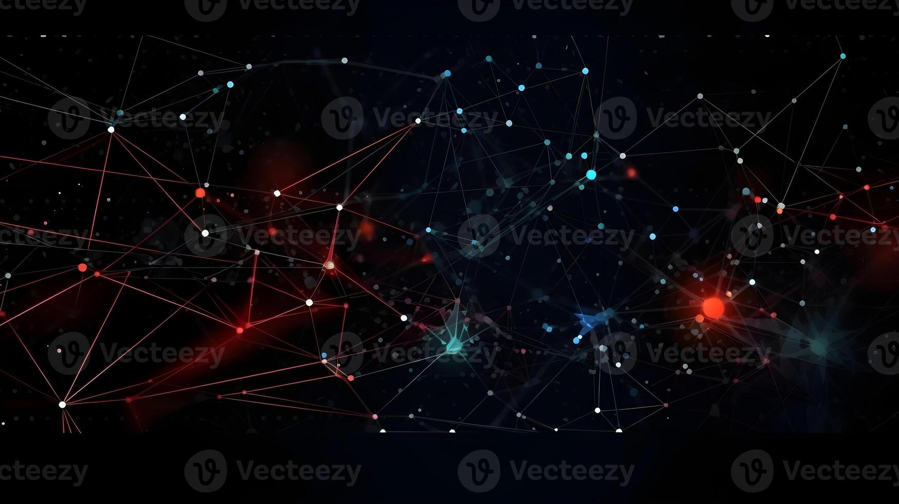 technology futuristic Network connection concept with connecting glowing dots and lines circuit background . photo