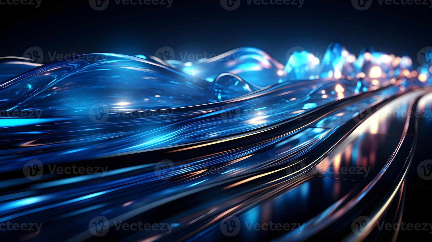 technology futuristic Network connection concept with connecting glowing dots and lines circuit background . photo