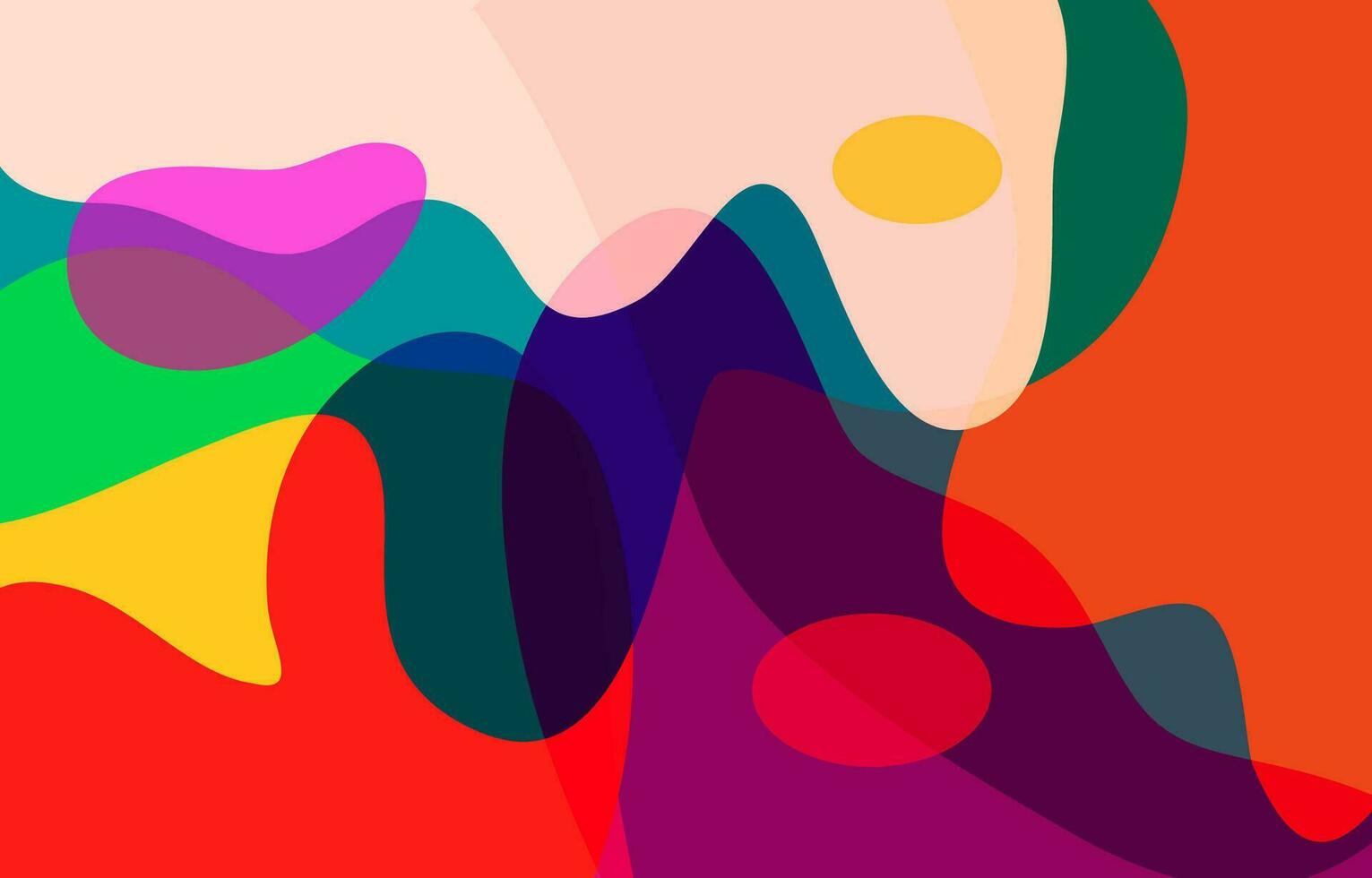 Colorful Groovy background design concept vector