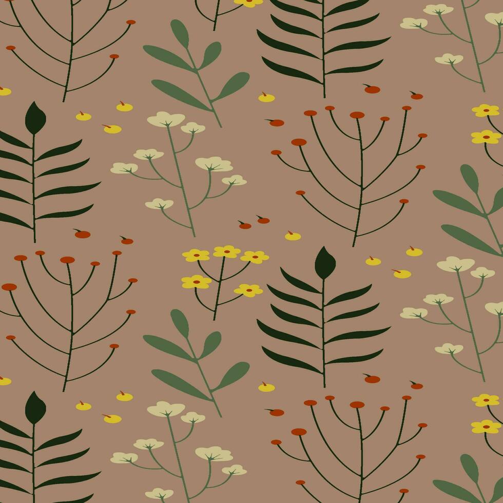 floral abstract pattern suitable for textile and printing needs vector