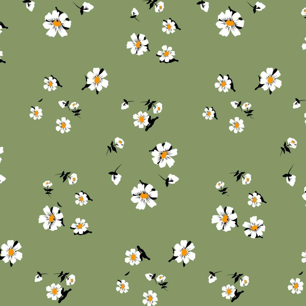 floral abstract pattern suitable for textile and printing needs vector