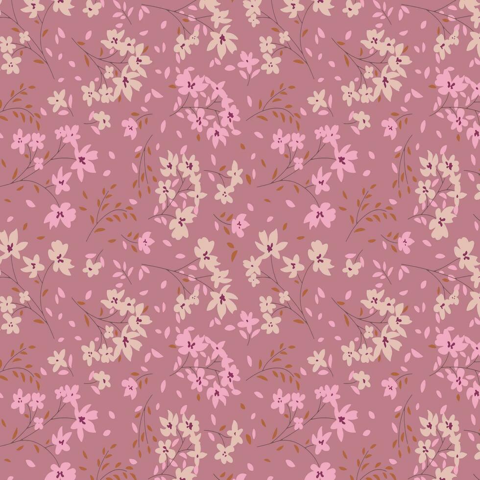floral abstract pattern suitable for textile and printing needs vector