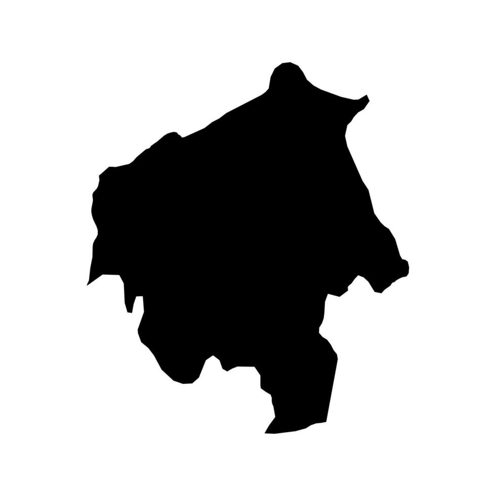 Oyo state map, administrative division of the country of Nigeria. Vector illustration.
