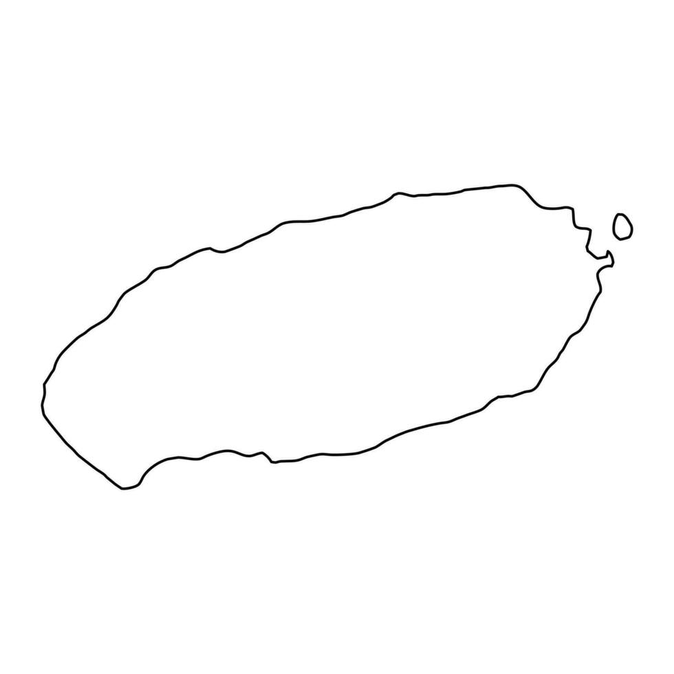 Jeju map, province of South Korea. Vector illustration.
