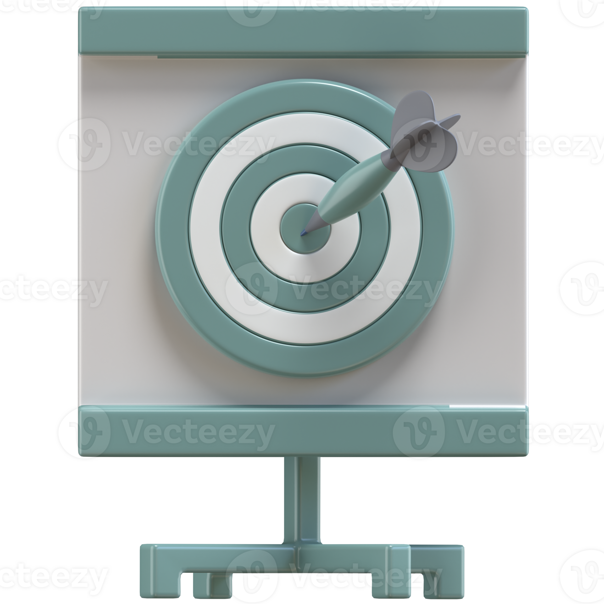3d stylish target board with high quality render 26425884 PNG