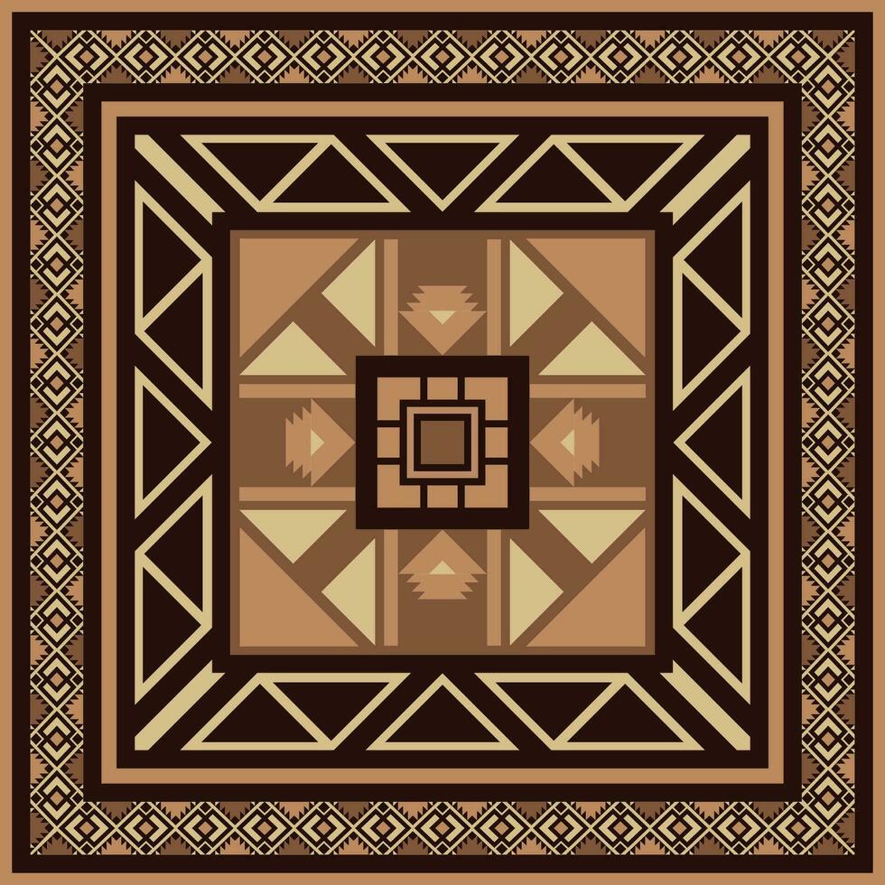 Carpet pattern. Rectangular prayer mats, prayer mats, tea mats, meditation mats. vector