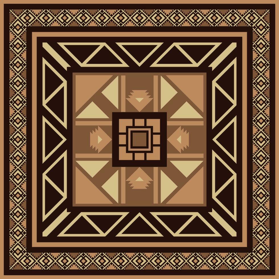 Carpet pattern. Rectangular prayer mats, prayer mats, tea mats, meditation mats. vector