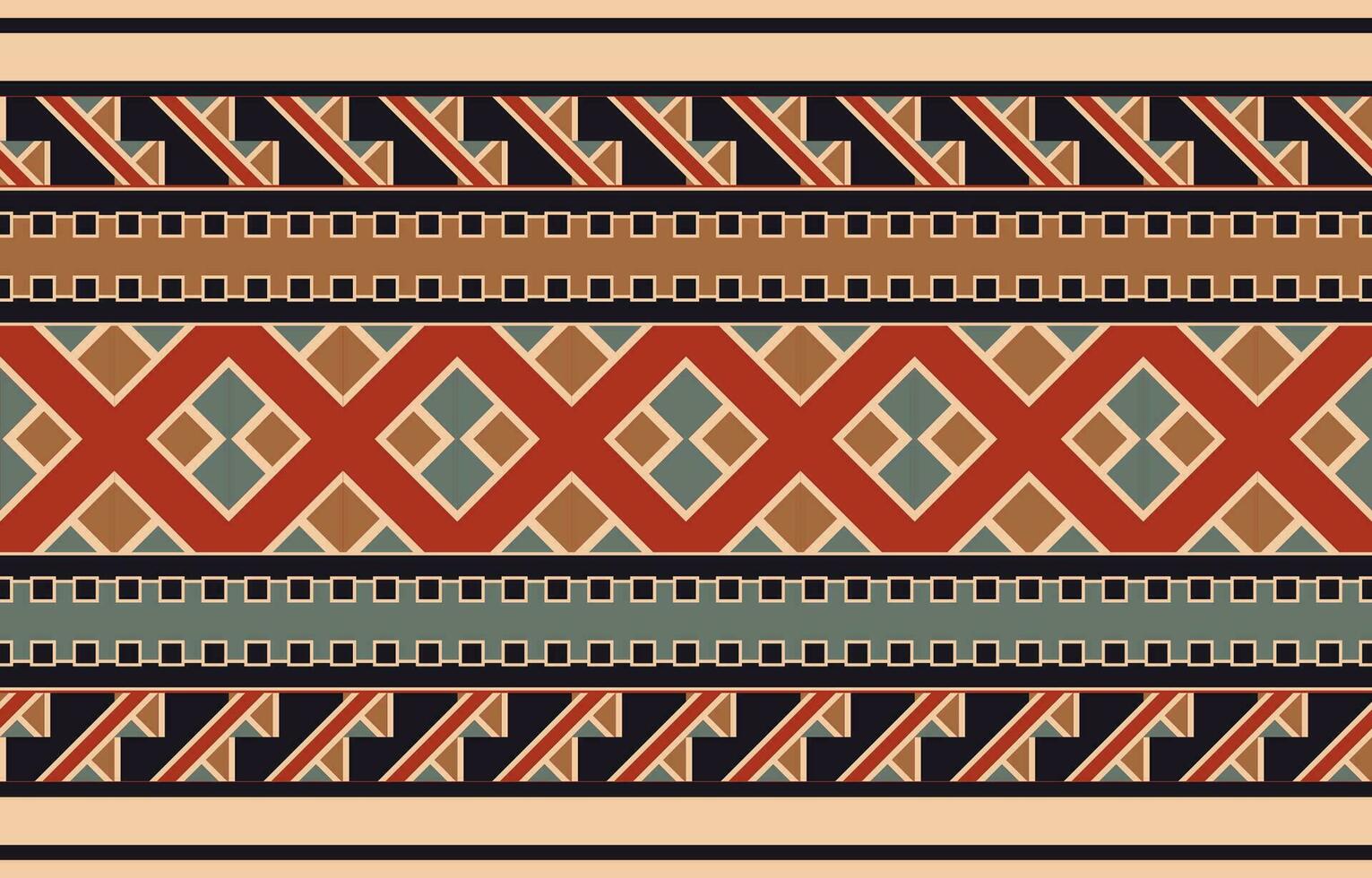 nativo americano Sur oeste, azteca, navajo sin costura modelo. tribal negro y blanco geométrico impresión. étnico diseño fondo de pantalla, tela, cubrir, textil, alfombra, frazada. vector