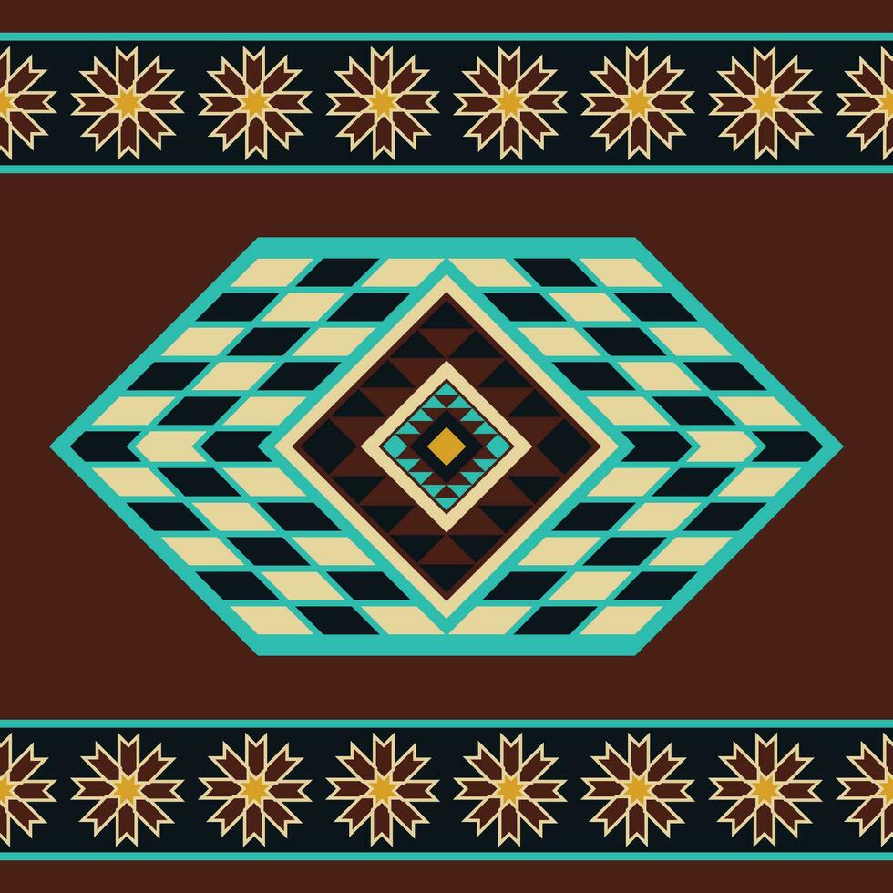 Tribal, ethnic pattern. Easy to change colors. vector drawing