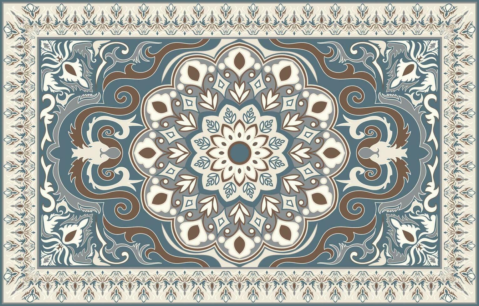 carpet design texture persian and tebriz rugs design print fabric design vector