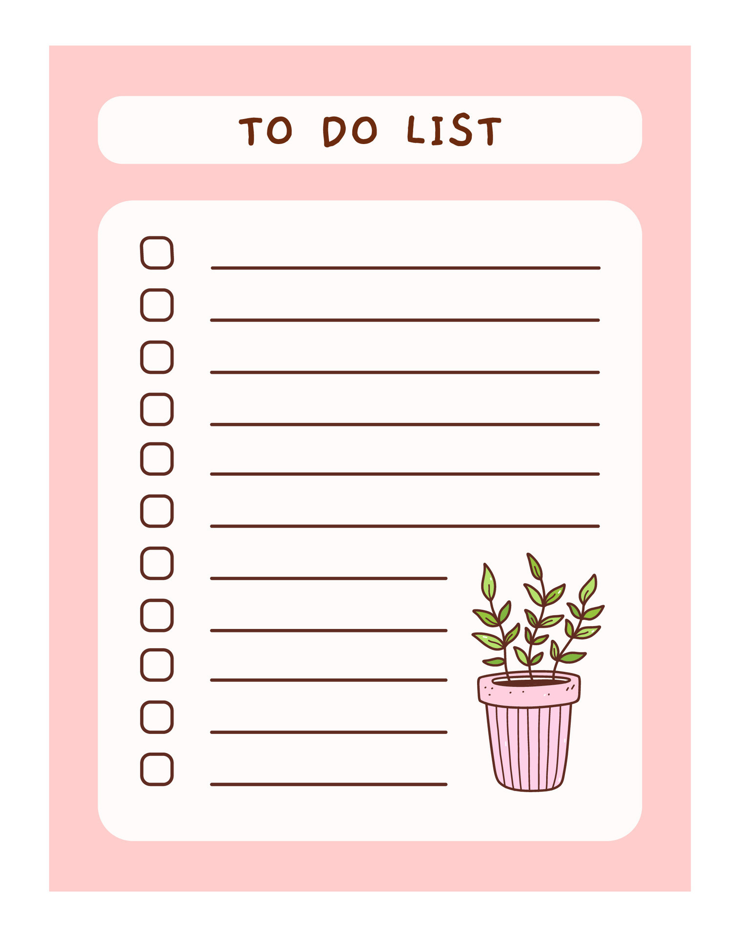 Cute To Do List Template With Floral Element Funny Design Of Daily cute-to-do-list-template-with-floral-element-funny-design-of-daily