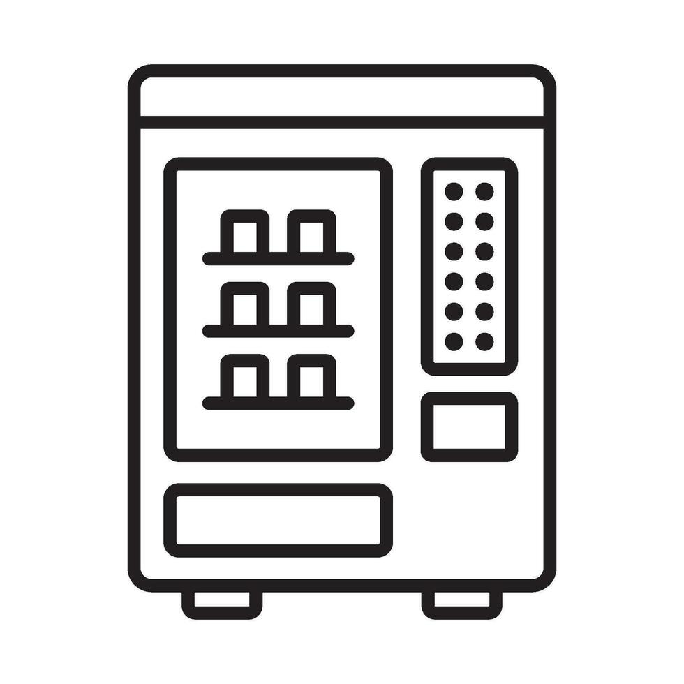 vending machine icon vector