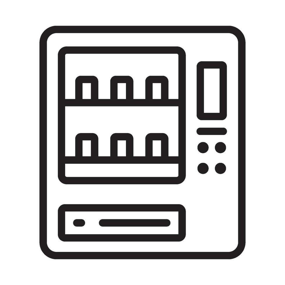 vending machine icon vector