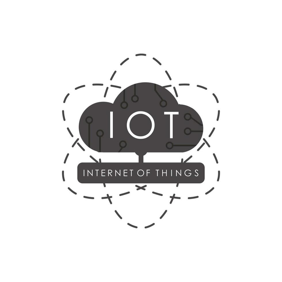 Internet thing logo symbol. IoT concept. Vector. vector