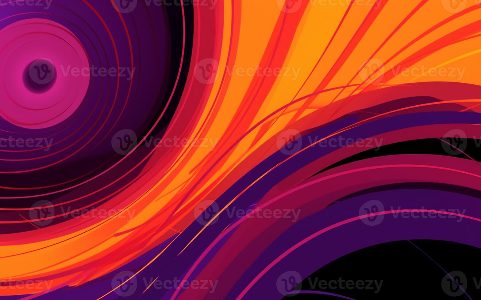 The abstract wallpaper design features a combination of vibrant colours and futuristic lines that create a visually stunning graphic with a textured, light background with photo