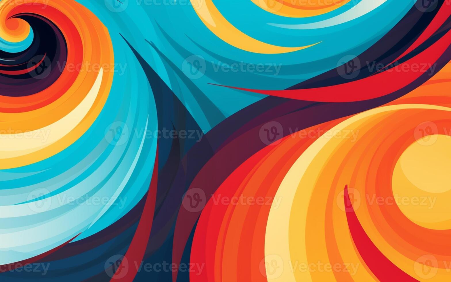 The abstract wallpaper design features a combination of vibrant colours and futuristic lines that create a visually stunning graphic with a textured, light background with photo