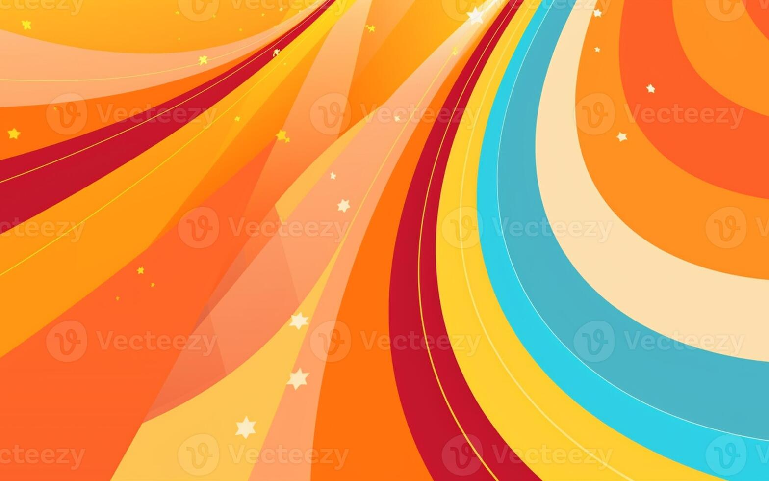 The abstract wallpaper design features a combination of vibrant colours and futuristic lines that create a visually stunning graphic with a textured, light background with photo