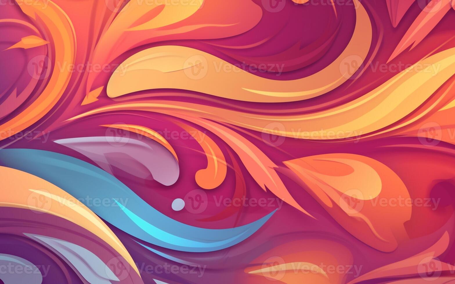 The abstract wallpaper design features a combination of vibrant colours and futuristic lines that create a visually stunning graphic with a textured, light background with photo