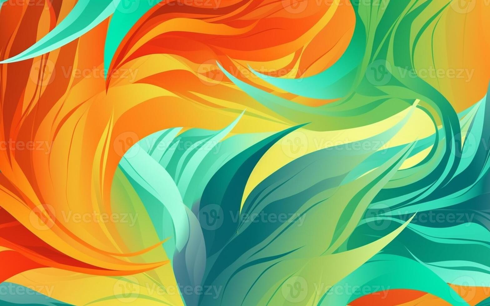 The abstract wallpaper design features a combination of vibrant colours and futuristic lines that create a visually stunning graphic with a textured, light background with photo