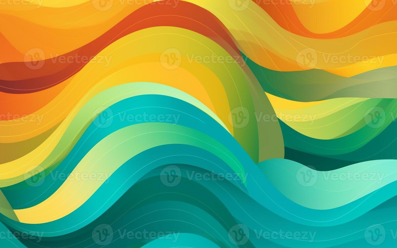 The abstract wallpaper design features a combination of vibrant colours and futuristic lines that create a visually stunning graphic with a textured, light background with photo