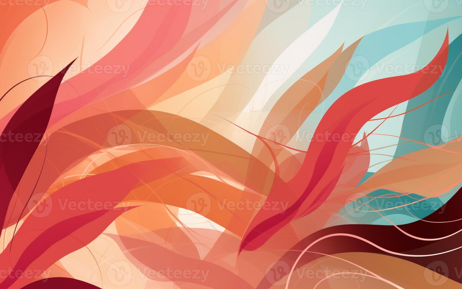 The abstract wallpaper design features a combination of vibrant colours and futuristic lines that create a visually stunning graphic with a textured, light background with photo