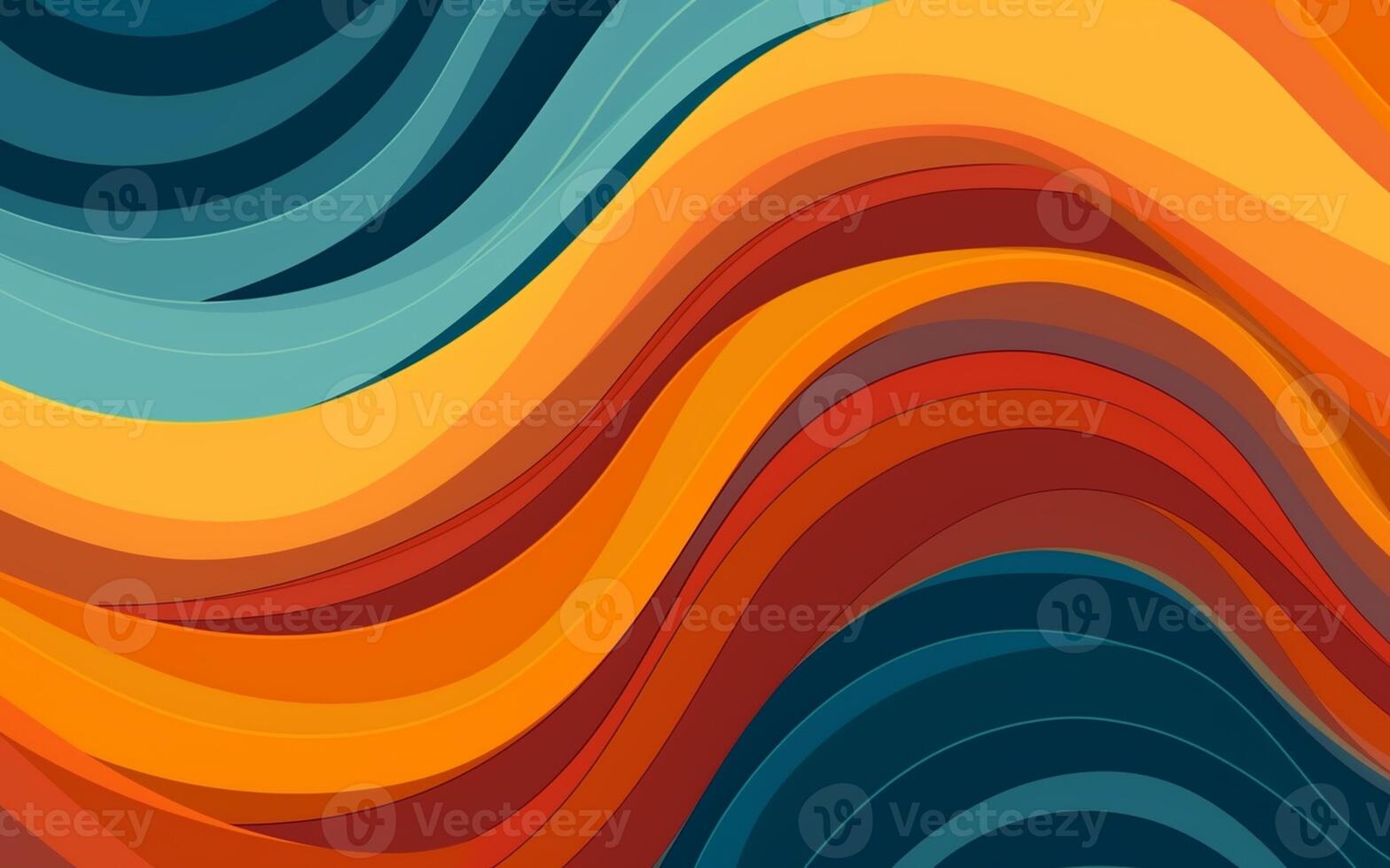 The abstract wallpaper design features a combination of vibrant colours and futuristic lines that create a visually stunning graphic with a textured, light background with photo