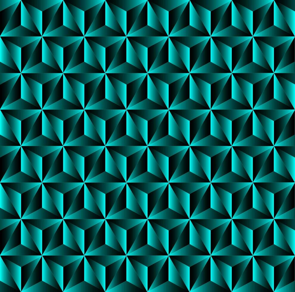 abstract seamless geometric background in green and black vector