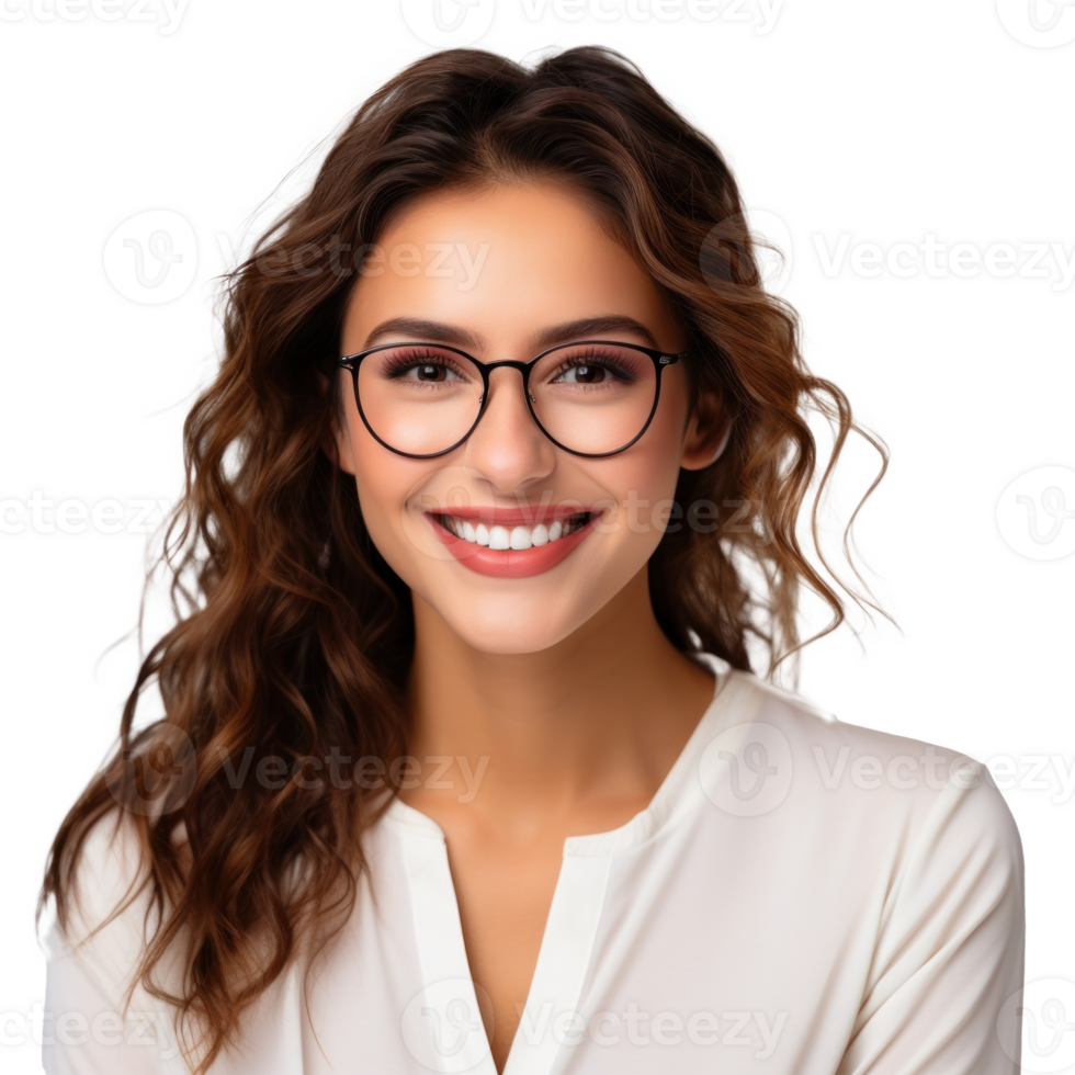 sonriente mujer aislado png