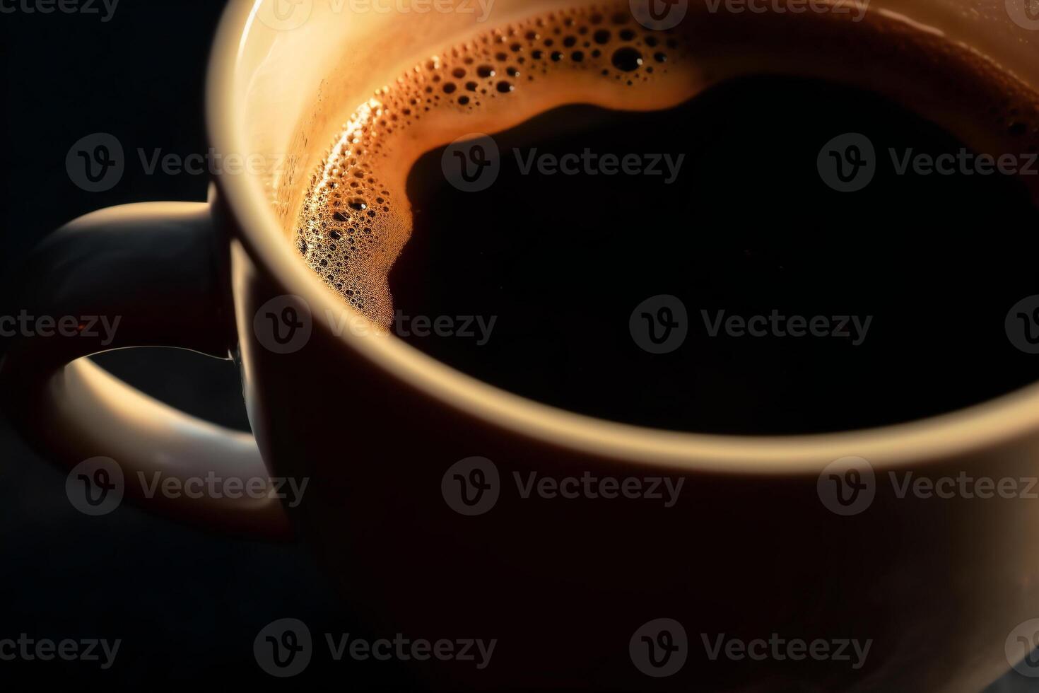 A coffee mug for the perfect enjoyment of aromatic coffee in the morning. photo