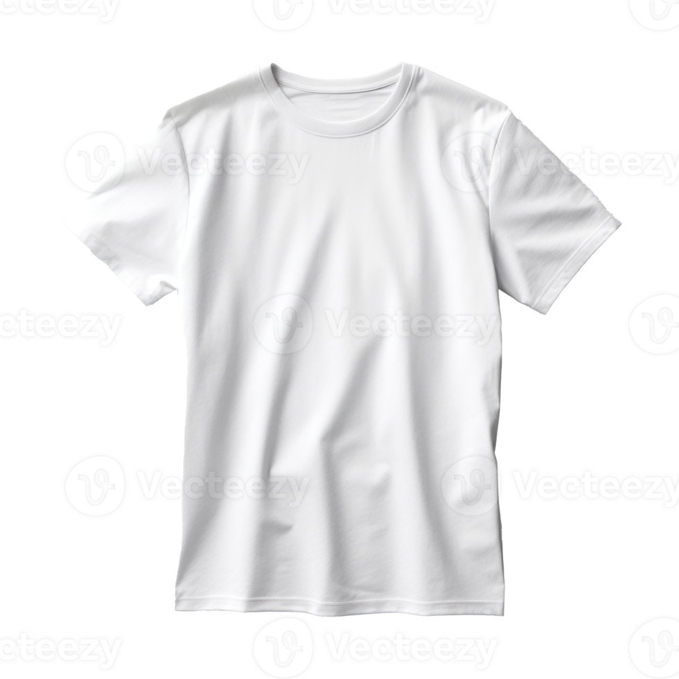 White T-Shirt Mockup Isolated png