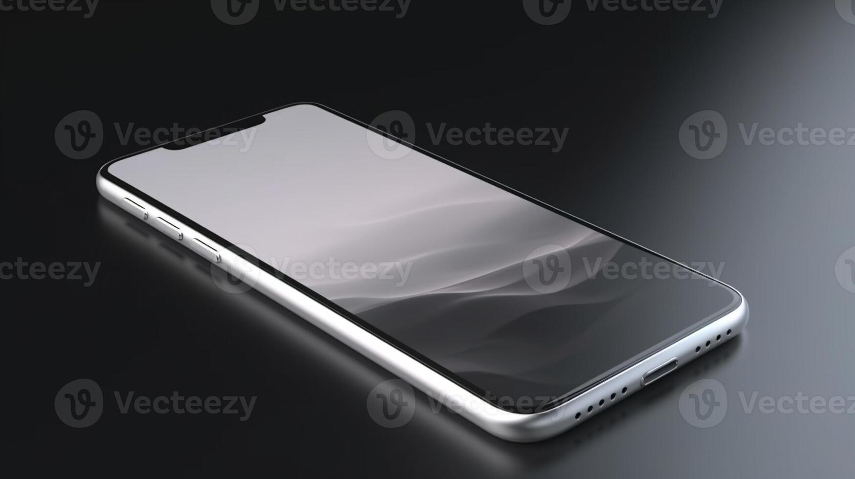 Smart phone mock up designed 3D. . photo