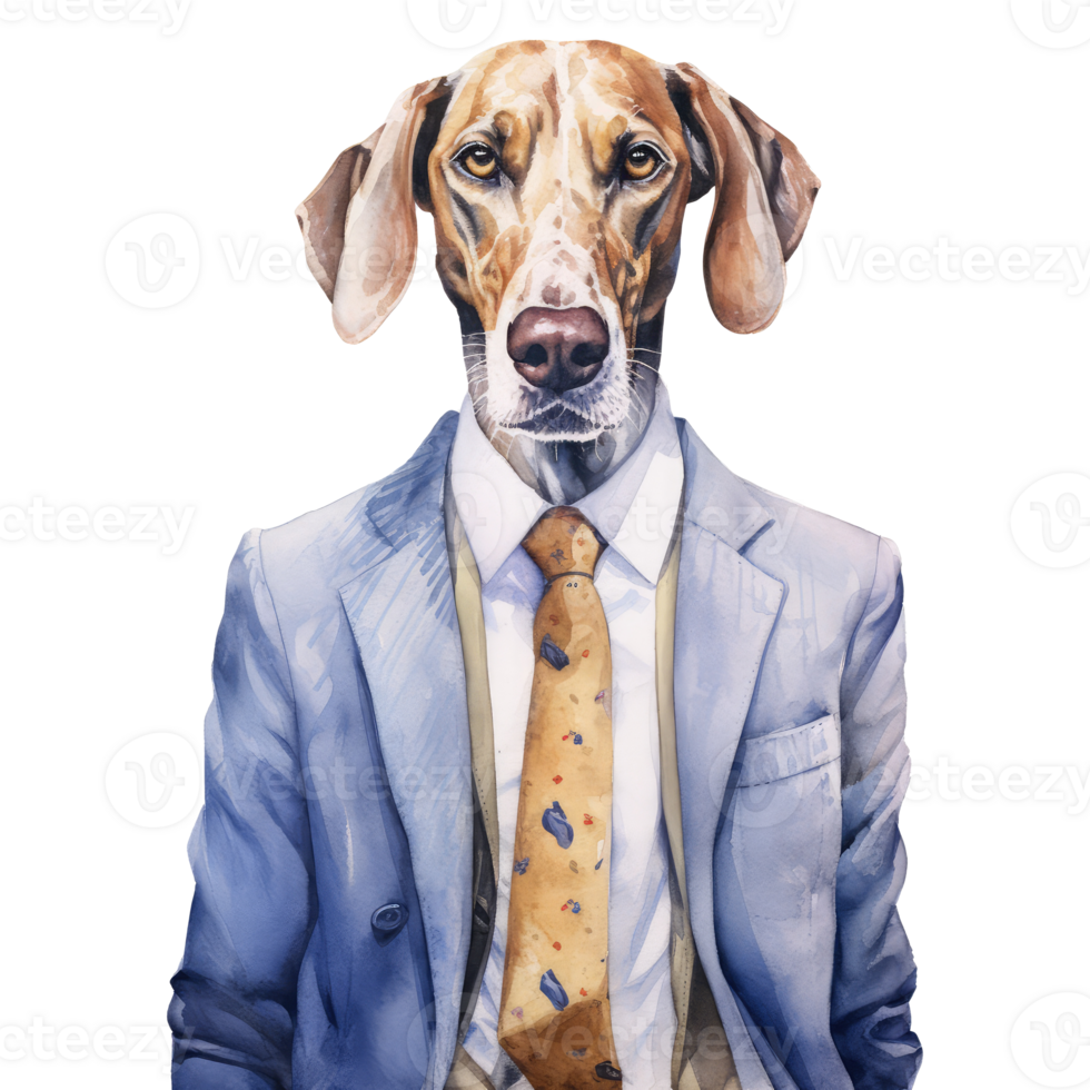 Watercolour Dog Dressed In Clothes AI Generated 26432331 PNG watercolour-dog-dressed-in-clothes-ai-generated-26432331-png