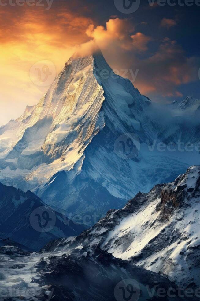 Natural mountain wallpaper photo