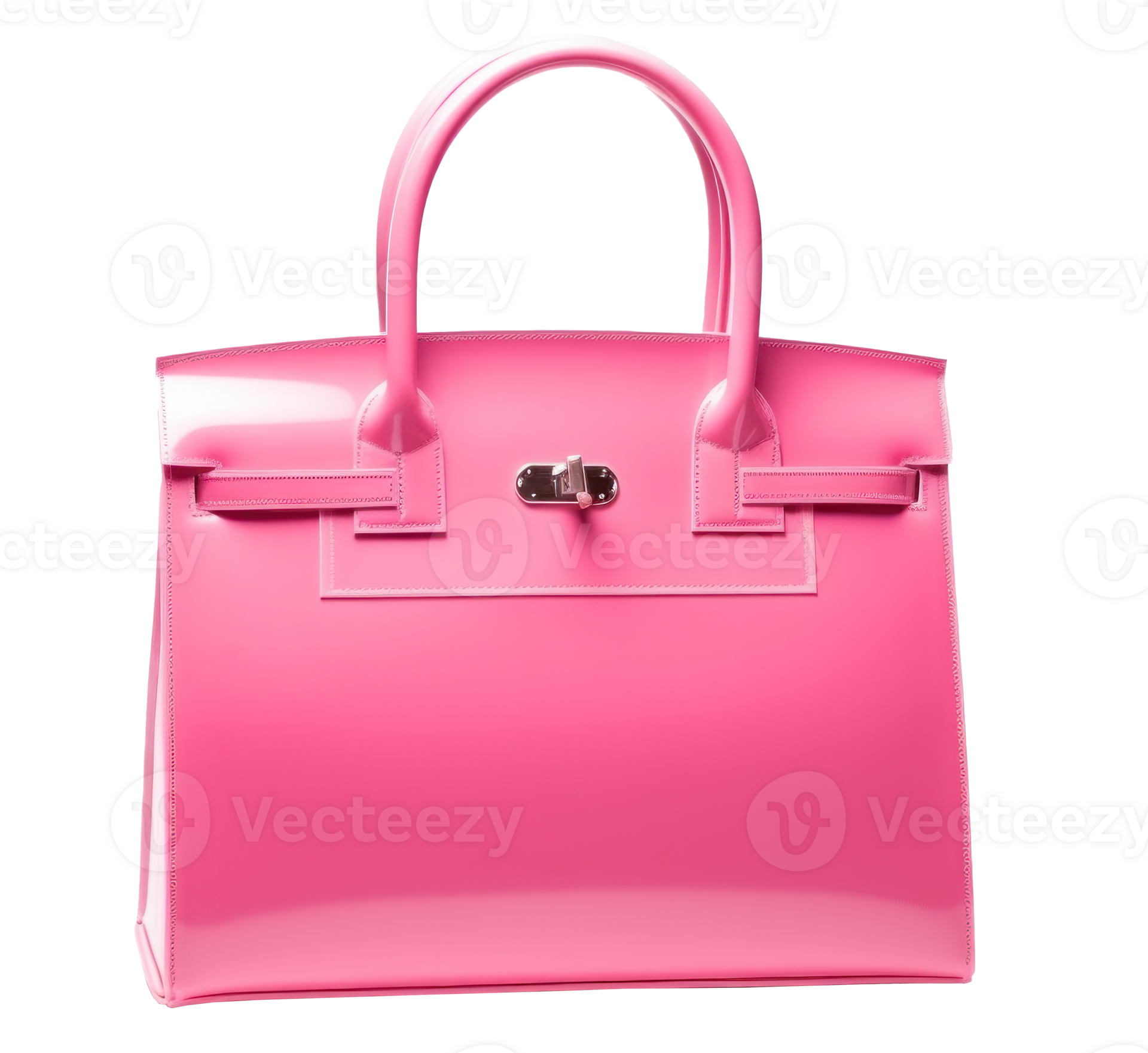 Pink designer bag isolated 26432636 PNG
