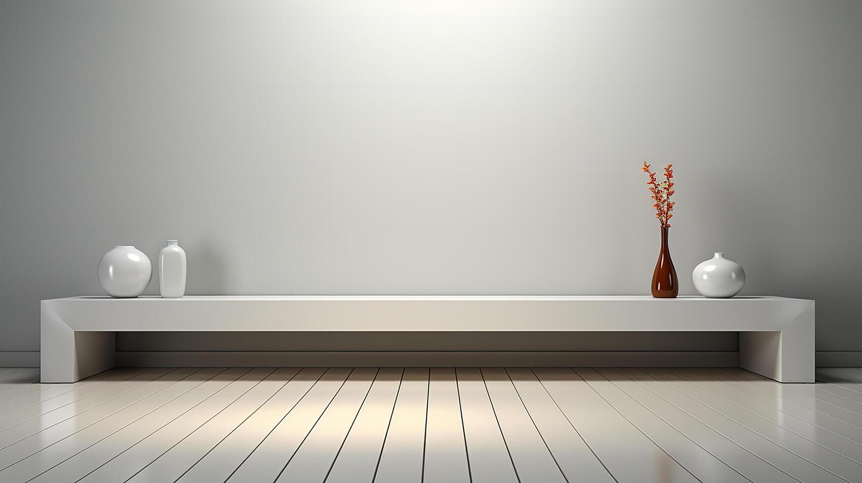 minimalist white interior background, real photography smooth lighting photo